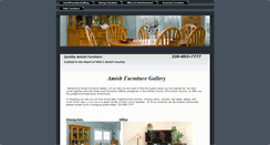 Desktop Screenshot of amishfurnituregallery.com