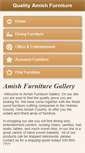 Mobile Screenshot of amishfurnituregallery.com